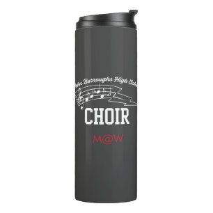 JBHS VMA Black with White Logo Customizable Thermal Tumbler