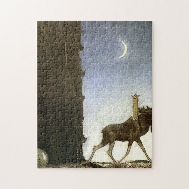 Jbleap the elk John Bauer Jigsaw Puzzle (Vertical)