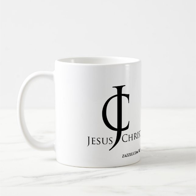 JC Jesus Christ Logo Customize it Coffee Mug (Left)