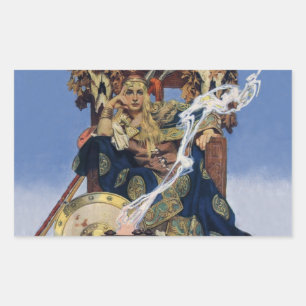 JC Leyendecker Queen Maeve Celtic Warrior Sticker