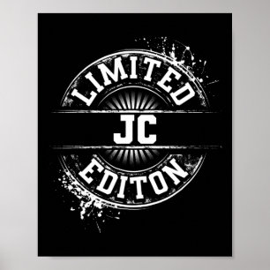 Jc Limited Edition Funny Personalized Name Joke Gi Poster