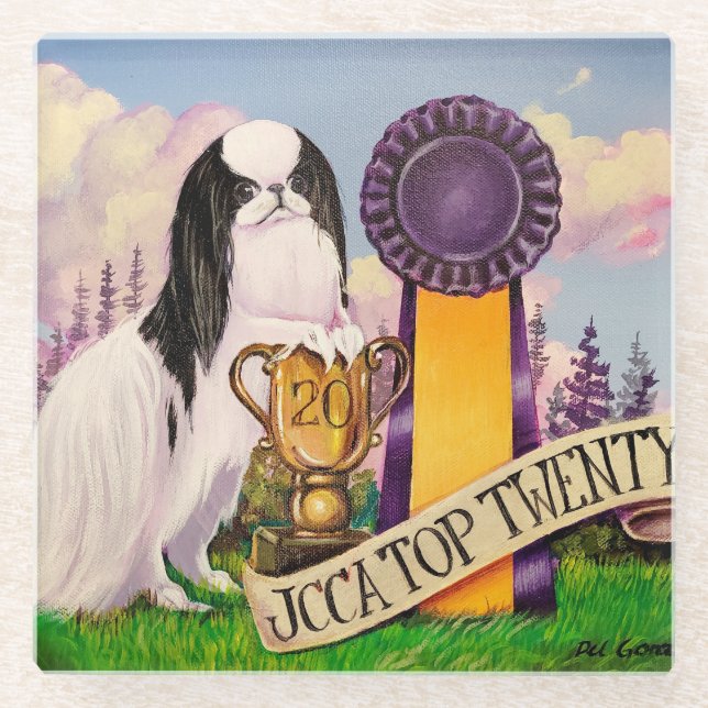 JCCA Top 20 - Beautiful Glass Coaster / Trivet (Front)