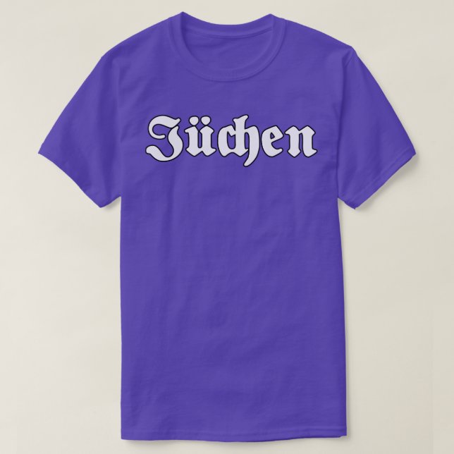 Jchen written with gothic font T-Shirt (Design Front)