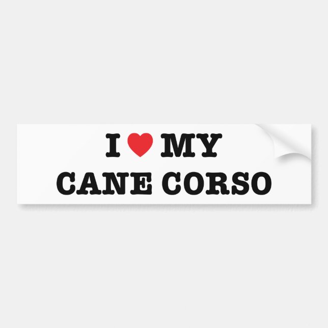 J'Coeur Mon Sticker Corso De Canne (Devant)