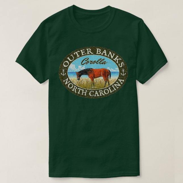 JCombs Corolla, Outer Banks, NC, with Corolla Wild T-Shirt (Design Front)