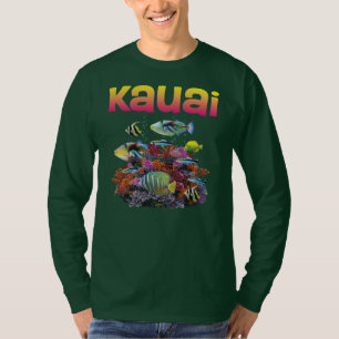 JCombs Kauai Hawaii Reef Coral Fish  T-Shirt