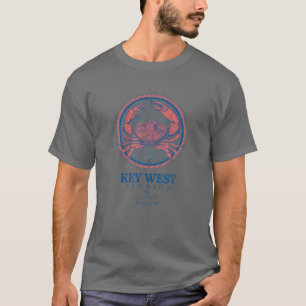 Jcombs: Key West, FL, Stone Crab On Wind Rose T-Shirt