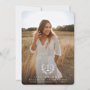 JD Law Scales+Laurel Wreath White Overlay 2 Photo Announcement