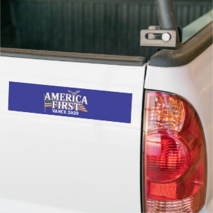 JD Vance 2028 America First Conservative Bumper Sticker