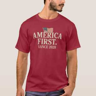 JD Vance 2028 America First Conservative T-Shirt