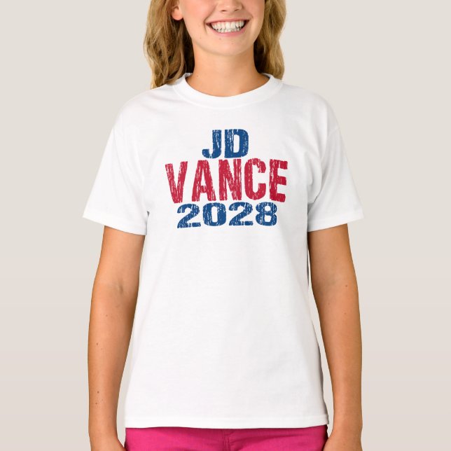 JD Vance 2028 (dis) T-Shirt (Front)