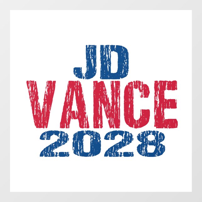 JD Vance 2028 (dis) Window Cling (Sheet)