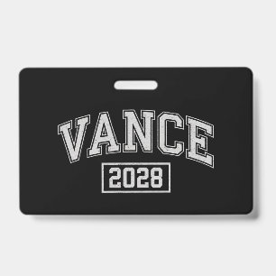 JD Vance 2028 President Election Campaign Vance Badge