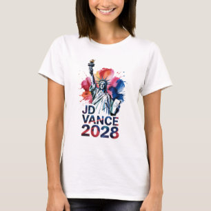JD Vance For President 2028 America First T-Shirt