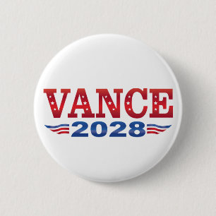 JD Vance President 2028 (bs) 2 Inch Round Button