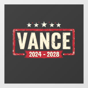 Jd Vance Trump Election 2028 President Vote Window Cling
