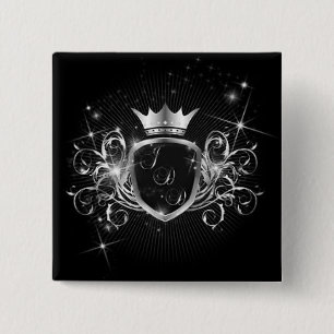 JDD_CREST 2 INCH SQUARE BUTTON