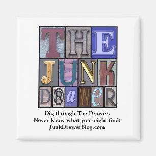 JDLogo, Dig through The Drawer. Ne... - Customized Magnet