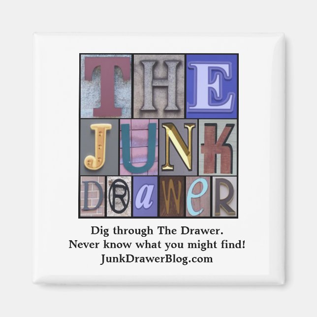 JDLogo, Dig through The Drawer. Ne... - Customized Magnet (Front)
