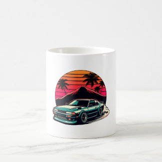 JDM car Japanese Retro Car Racing Drifting Legend  Coffee Mug