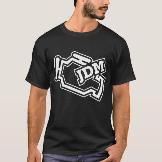 JDM Engine Check Signal Dark T Shirt