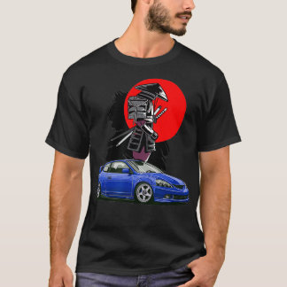 JDM RSX Auto Tuning Japan Samurai Sun Drift 1 T-Shirt