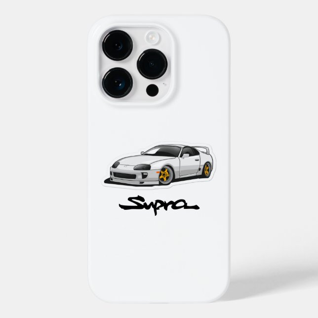 JDM Toyota Supra iPhone 14 Pro Case (Back)