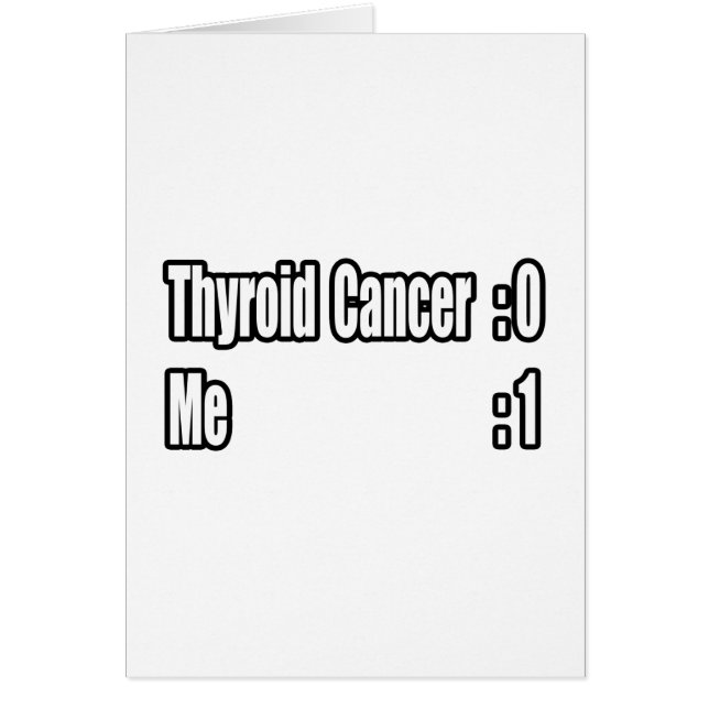 Je Bats Le Cancer Du Thyroïde (Tableau De Bord) (Devant)