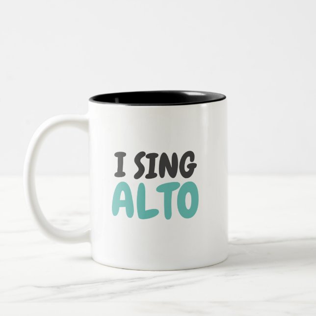 Je chante Alto Mug Musicale (Gauche)
