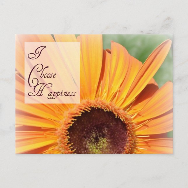 Je Choisis La Carte Postale Du Bonheur (Devant)