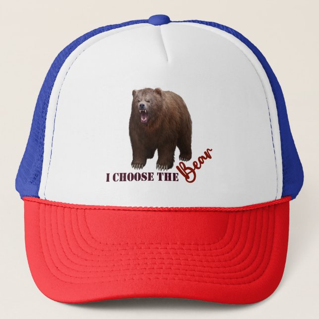 Je choisis le Casquette de l'ours (Devant)