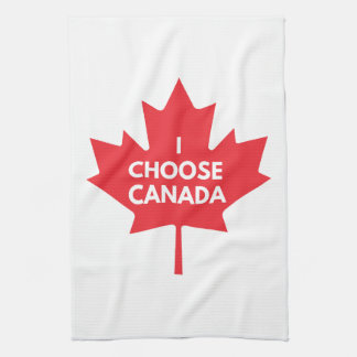 Je Choisis Serviette de thé de cuisine du Canada