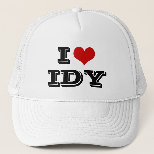 Je Coeur mon Casquette de baseball IDY (Devant)