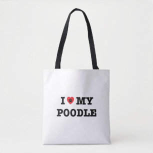 Je Coeur Mon Sac fourre-tout De Poodle