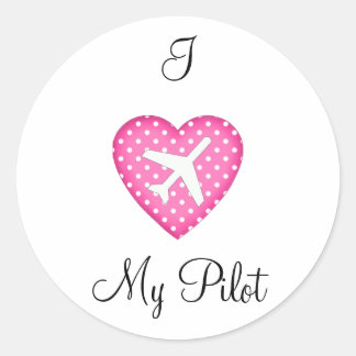 Je Coeur Mon Sticker Pilote