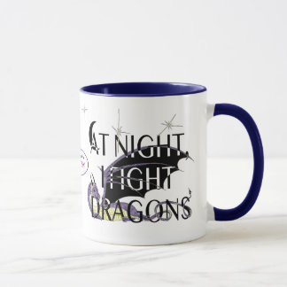 Je combats avec la tasse de dragons (la couleur)
