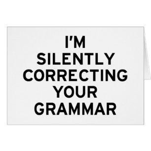 Je corrige la grammaire