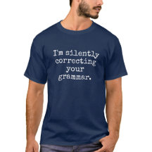 JE CORRIGE SILENCIEUSEMENT LE T-shirt DE VOTRE HOM