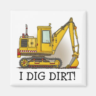 Je Creg Dirt Digger Shovel Magnet