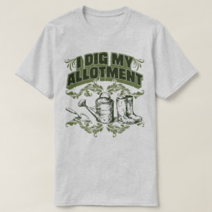 Je creuse mon T-shirt d'humeur de jardin de