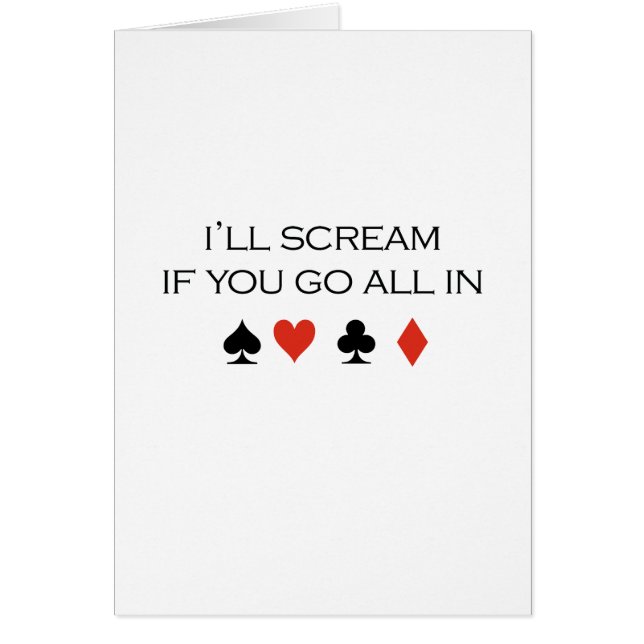 Je crierai si vous allez tous dans le T-shirt (Devant)