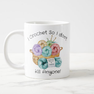 Je Crochète une Tasse à Café Géante Personnalisée