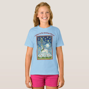 JE CROIS À LA T-SHIRT DE LA FILLE DE L'UNICORN DE 