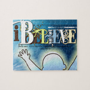 Je crois - affiche de modèle - le puzzle chrétien