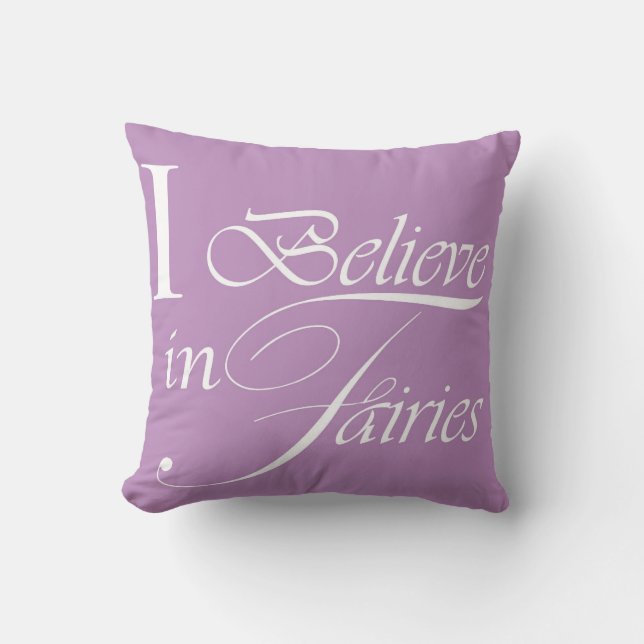Je crois au coussin de fées - pourpre (Recto)