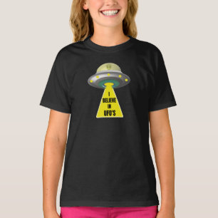 Je Crois Au T-shirt Alien D'OVNI
