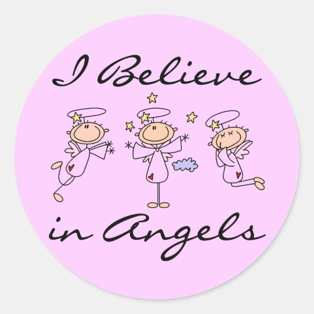 Je crois aux Stickers Angels (Devant)