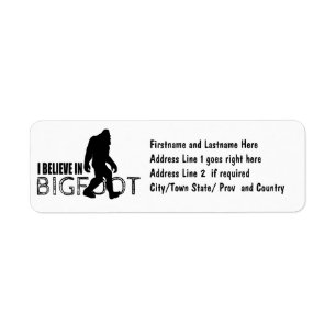 Je crois en Bigfoot Sasquatch drôle