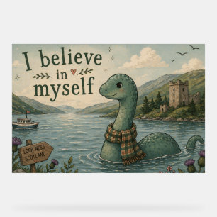 Je crois en moi-même Loch Ness Monster fantaisiste