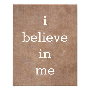 je crois en moi Motivational Poster